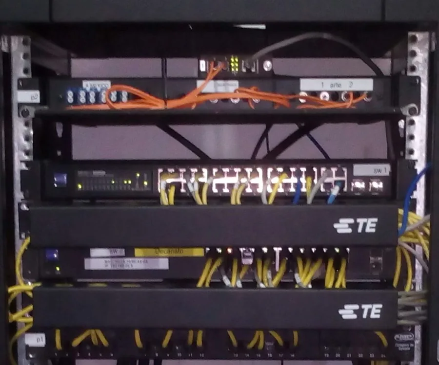 Infraestructura y rack de red